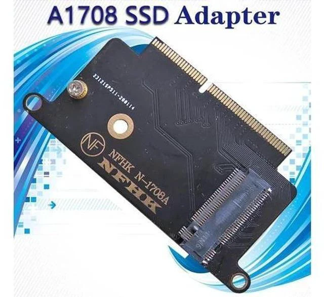 Main image of NVME SSD Adapter for Apple Macbook A1708 Laptop NVMe PCIe M2 NGFF SSD to 2016 2017 Macbook Pro A1708 SSD Adapter Riser Card
