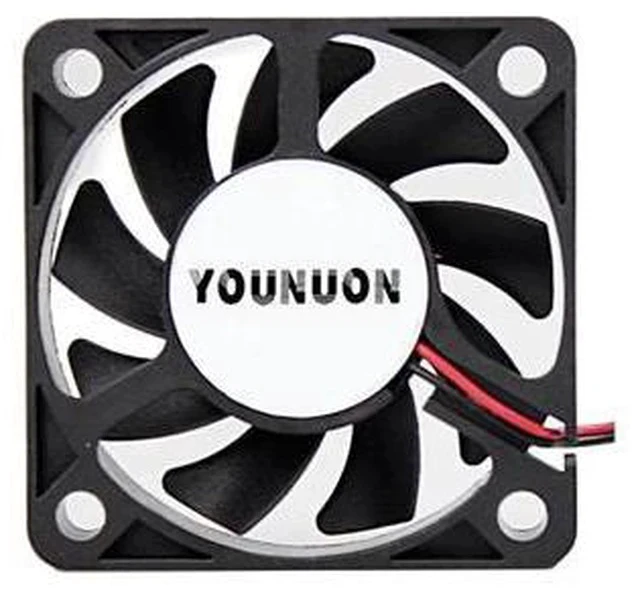 Alt view image 2 of 5 - 2 Pieces DC 24V 12V 5V 50MM 5010 Cooling Fan 2Pin 3PIN Ball Bearing Computer Case CPU Cooler Cooling Fan 50x50x10mm Cooler Fan