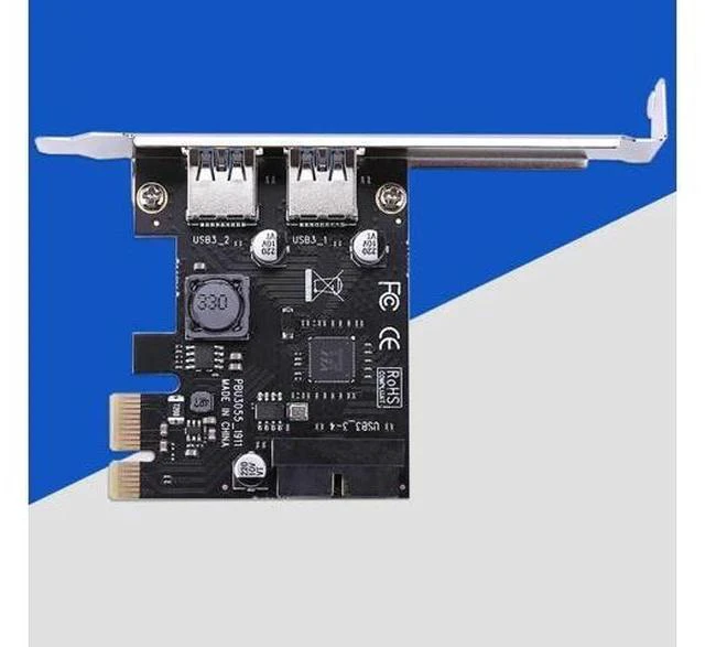 Main image of 2 Port USB 3.0 PCI-e x1 Expansion Card PCI Express Adapter for Desktop