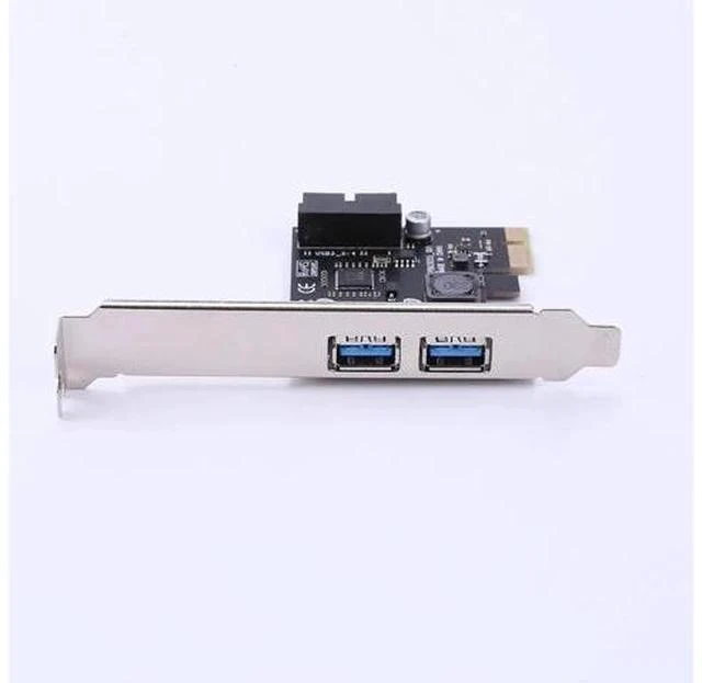 Alt view image 4 of 5 - 2 Port USB 3.0 PCI-e x1 Expansion Card PCI Express Adapter for Desktop