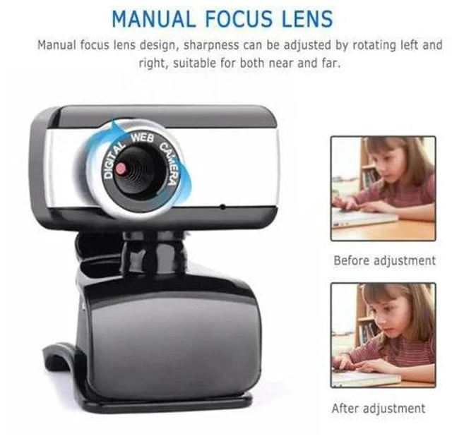 Alt view image 5 of 7 - Webcam 1080P Rotatable HD Web Camera 4 LED Lights Web Cam Built-in Microphone Webcam for Computer PC Laptop Online Teaching