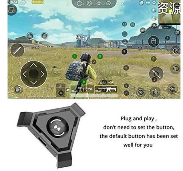 Alt view image 2 of 7 - Mobile Bluetooth 4.1 Android Controller Mobile Controller Gaming Keyboard Mouse Converter For IOS for iPad