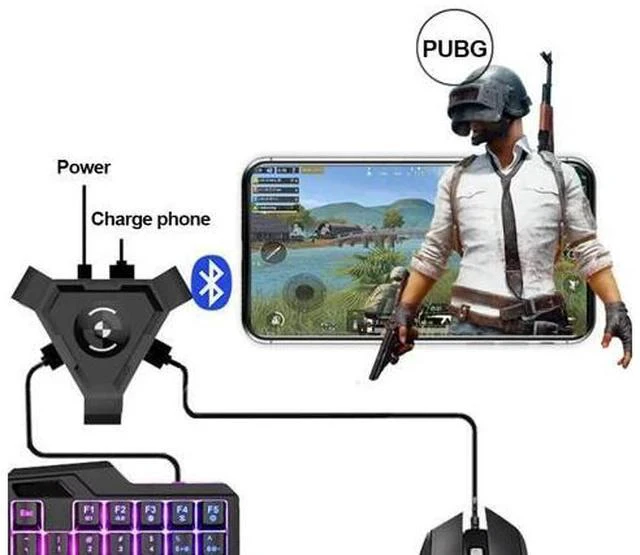 Main image of Mobile Bluetooth 4.1 Android Controller Mobile Controller Gaming Keyboard Mouse Converter For IOS for iPad
