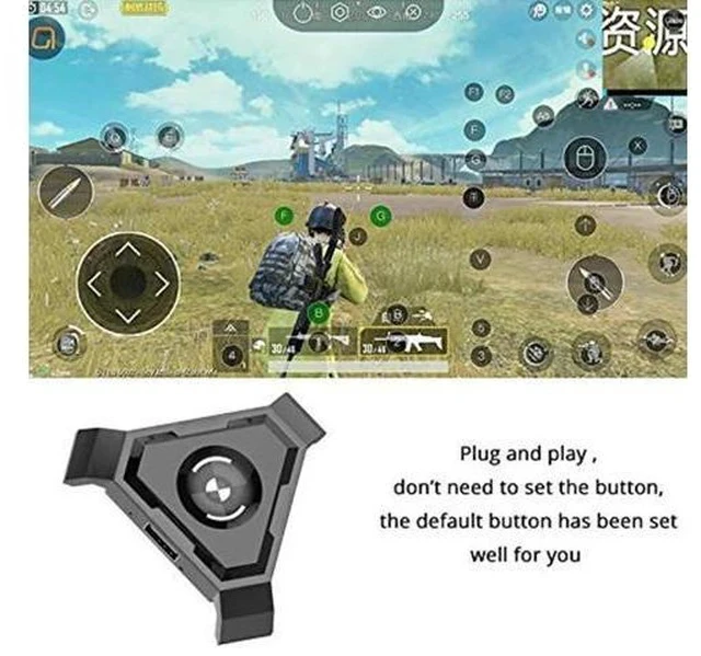 Alt view image 7 of 7 - Mobile Bluetooth 4.1 Android Controller Mobile Controller Gaming Keyboard Mouse Converter For IOS for iPad