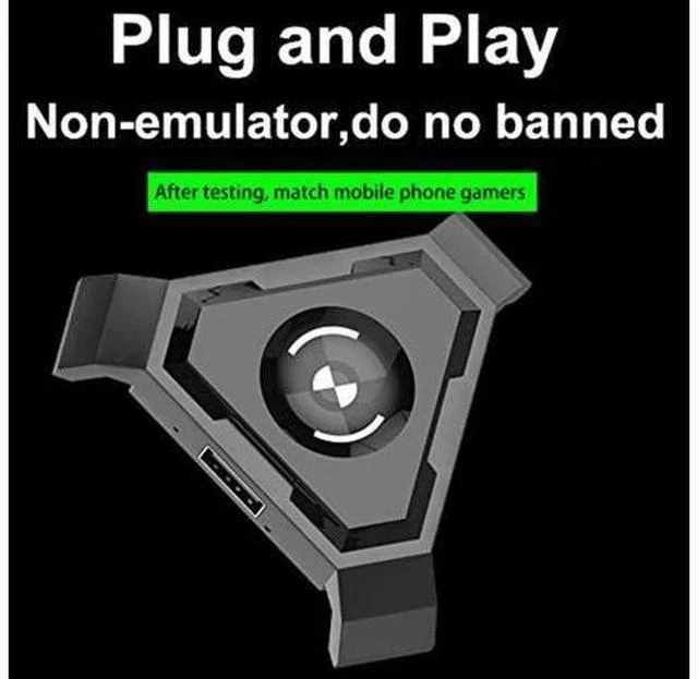Alt view image 4 of 7 - Mobile Bluetooth 4.1 Android Controller Mobile Controller Gaming Keyboard Mouse Converter For IOS for iPad