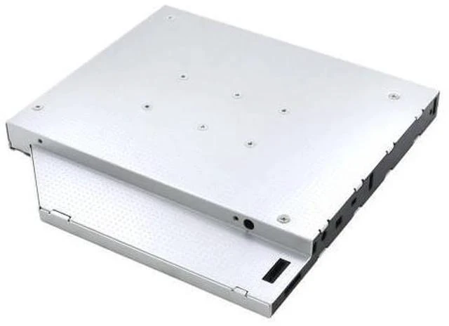 Alt view image 5 of 7 - 12.7mm Caddy MSATA 2nd HDD SSD Hard Drive Disk to SATA 3 Enclosure Adapter For Laptop DVD-ROM Optibay Aluminium Case Box