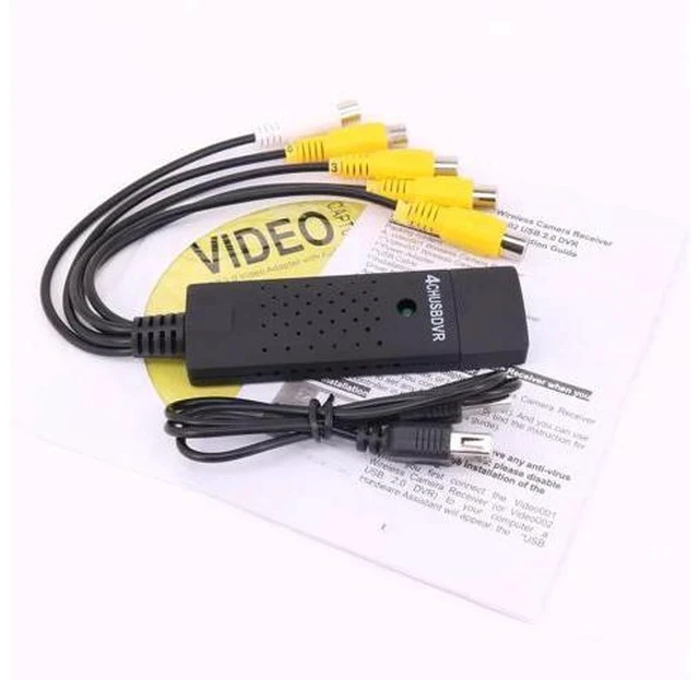 Alt view image 2 of 4 - 4 Channel USB Video Capture Card DVR For CCTV Camera Monitor DVD 4CH Usb Dvr Cards Board To VHS Video Recording PAL /NTSC