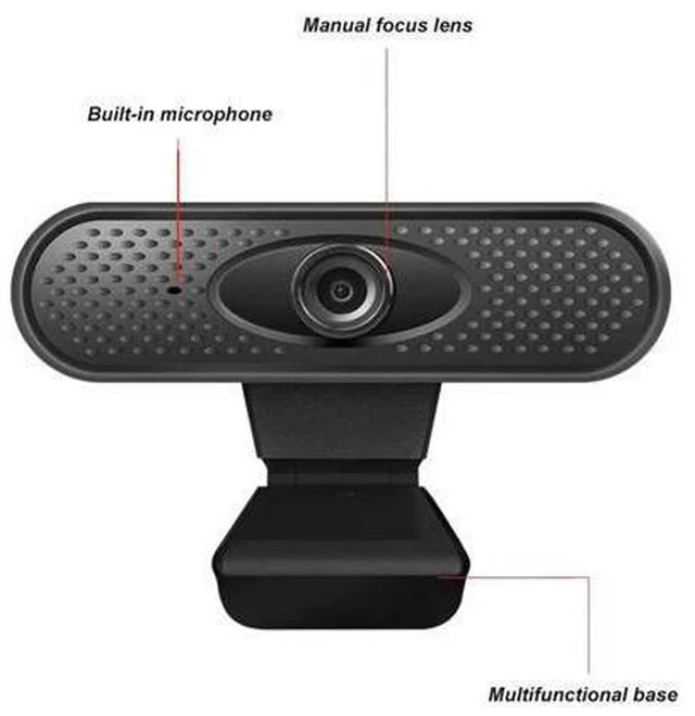 Alt view image 5 of 5 - web cam camera webcam full hd 1080p with Built-in HD Microphone web cam For Computer PC Laptop Video