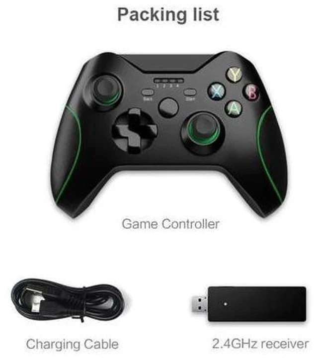 Alt view image 5 of 7 - 2.4GHz Wireless Gamepad Joystick Support For XBox 1 Controller For Win PC For ps3/Android smartphones Controller