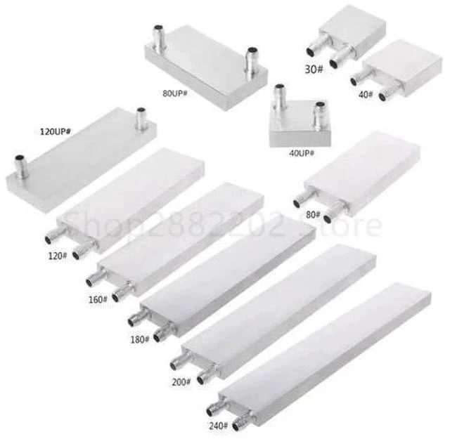Main image of Aluminum Water Cooling Cooler Block Heat Sink System 40/80/120/160/180/200/240mm Blocks Radiator For PC Laptop CPU