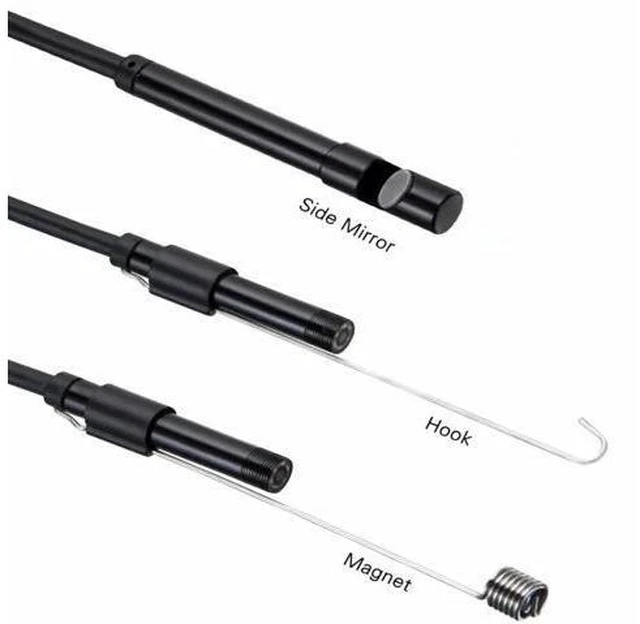 Alt view image 7 of 7 - Endoscope Camera 1200P Sewer Drain Snake Security Usb Camera HD Endoscopic Pipe Locator Usb Borescope Mini Camera
