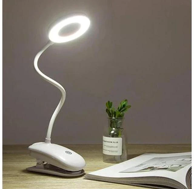 Main image of LED Desk Lamp Touch Clip Study 3Modes Clip Lamp 7000K Eye Protection USB Light Dimmer Rechargeable Stepless Dimmable