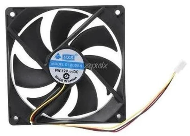 Main image of 120x120x25mm DC 12V 0.15A 3 Pin 9-Blade Computer Case Cooling Fan Cooler 12025 Drop ship