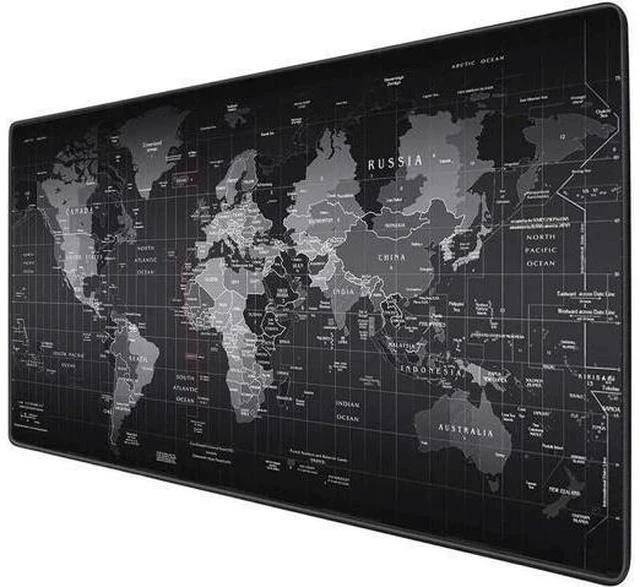 Main image of Extended Big Mouse Pad Gaming ,Large Desk Pad World Map , XXXL Desk Mat Game Mousepad, L 35.43 in * W 15.75 in Computer Desk Pad with Non-Slip Rubber Base,Desk Matt for Desktop