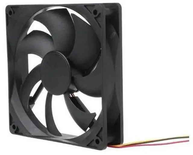Alt view image 3 of 7 - 1PC 120x120x25mm DC 12V 0.15A 3 Pin 9-Blade Computer Case Cooling Fan Cooler 12025