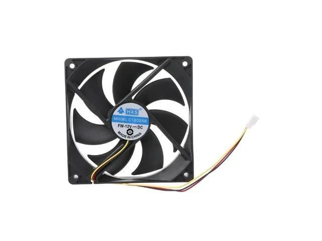 Alt view image 6 of 7 - 1PC 120x120x25mm DC 12V 0.15A 3 Pin 9-Blade Computer Case Cooling Fan Cooler 12025