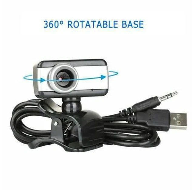 Alt view image 4 of 5 - 2.0 HD Webcam Camera Webcam High Definition Camera Web Cam with Microphone for Computer PC Laptop Desktop
