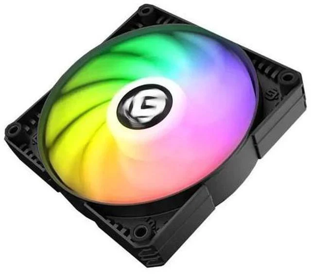Main image of 120mm/140mm 12V PC Computer Case Dual LED Ring Multicolor Cooling Fan DRGB 4Pin PWM Chassis Remote Control Heatsink Cooler