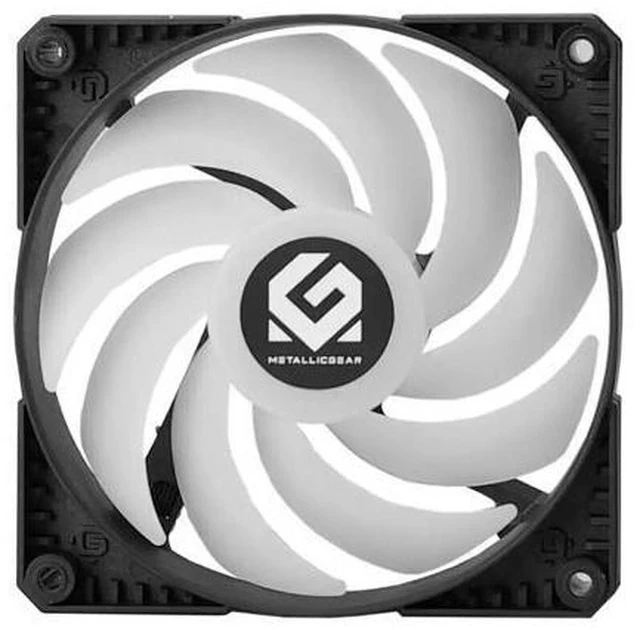 Alt view image 3 of 5 - 120mm/140mm 12V PC Computer Case Dual LED Ring Multicolor Cooling Fan DRGB 4Pin PWM Chassis Remote Control Heatsink Cooler