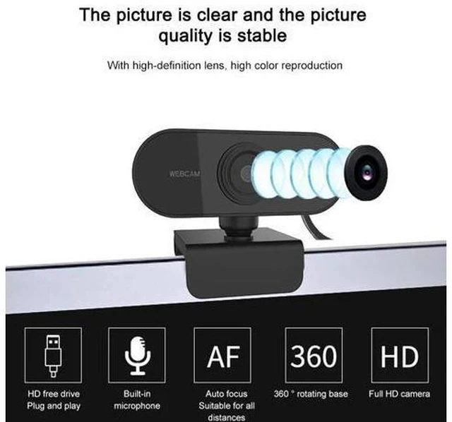Alt view image 2 of 5 - webcam 3.0 pc camera High Definition Web Cam with Built-in HD Microphone webcam led for computer web cam full hd 1080p