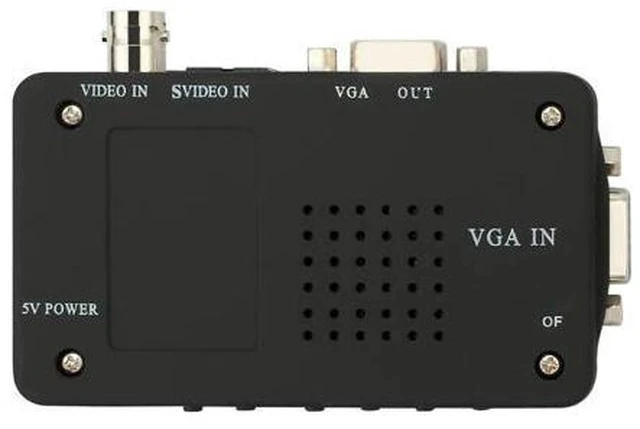 Alt view image 3 of 5 - Converter S-Video VGA to VGA HD 1080P Video Converter Adapter for PC Projector Monitor