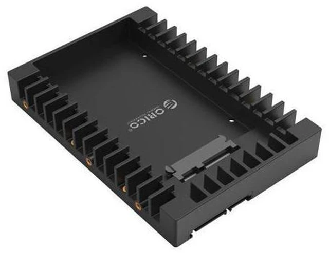 Alt view image 3 of 4 - 1125SS 2.5 to 3.5 inch Hard Drive Caddy HDD Enclosure Bay Internal Hard Drive Mounting Bracket Adapter 3.5 inch SATA HDD Mobile Frame