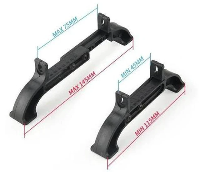 Alt view image 3 of 5 - water cooling radiator bracket adjustable mounting bracket for radiators
