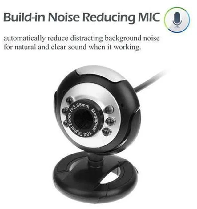 Alt view image 5 of 5 - USB2.0 Web Camera HD 30 Megapixels Power Webcam MIC For Computer PC Laptop Desktop Webcam Camera High Quality
