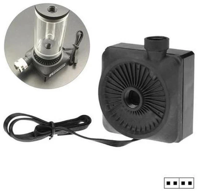 Alt view image 4 of 5 - 12V Silent Computer Water Cooler Water Cooling Silent Working Cooler Mini Water Pump PC Replacement Parts PC Cooler