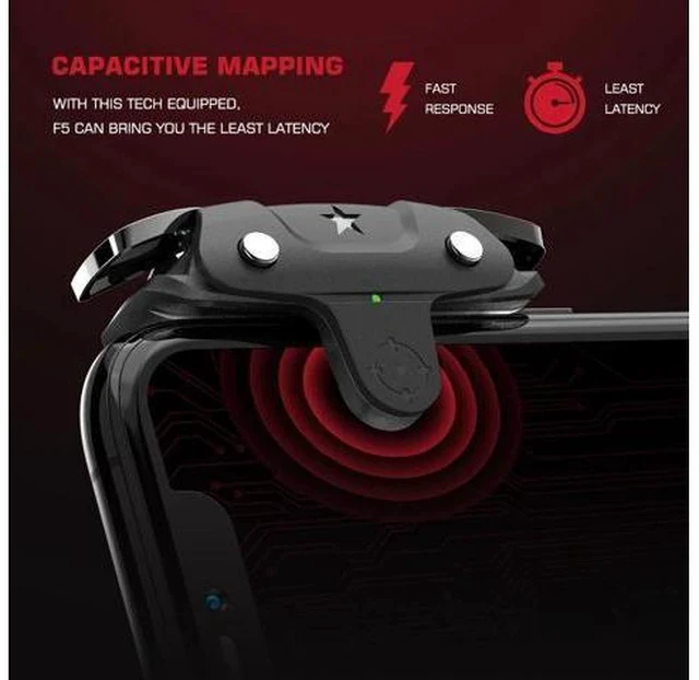 Alt view image 4 of 5 - F5 Falcon Mini Mobile Game Controller Plug and Play Gamepad for iOS / Android No Need Bluetooth APP Zero Latency PUBG