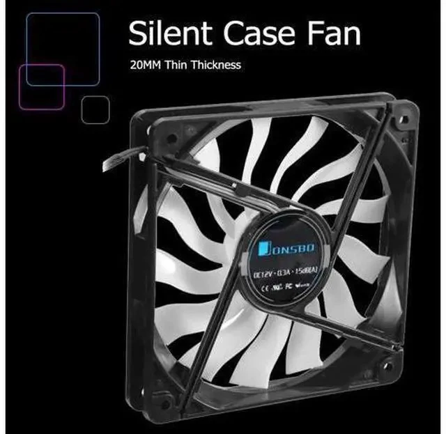 Alt view image 5 of 7 - 12020 ultra-thin fan 120mm Silent Desktop Computer Chassis Fan CPU Cooler Cooling Fan 4Pin 3Pin PC Case Fan for computer