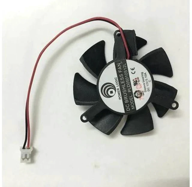 Alt view image 2 of 5 - 47mm DC 12v Computer radiator VGA Cooler Fan For nVIDIA Geforce GT220 GTS210 Graphics Video Card cooling