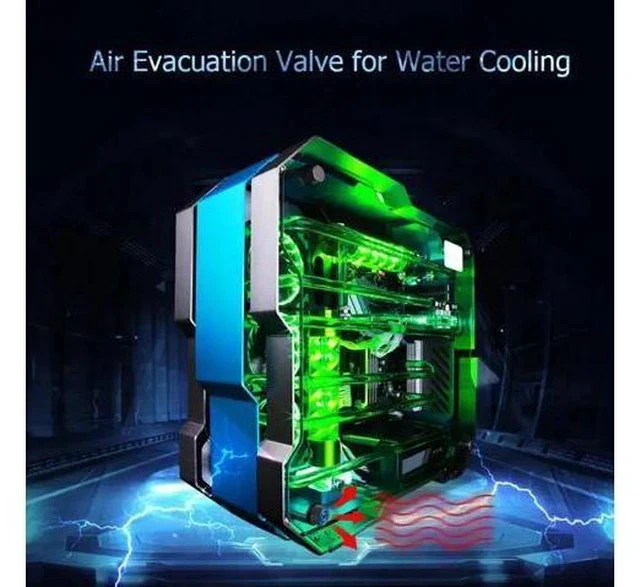Alt view image 3 of 5 - G1/4 Exhaust Plug Automatic Air Evacuation Valve for Computer PC Water Cooling System Pressure Reducing Valve
