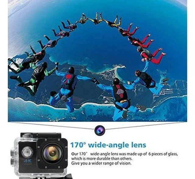 Alt view image 3 of 7 - 4K Profesional Camera Waterproof DV Camcorder 2 Inch Camera Cam for Action Vedio Recording for dropshiping