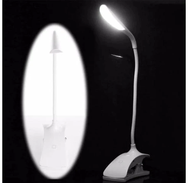Alt view image 3 of 7 - Clip-On USB Rechargeable Touch Sensor 14 LEDs Reading Light Desk Lamp