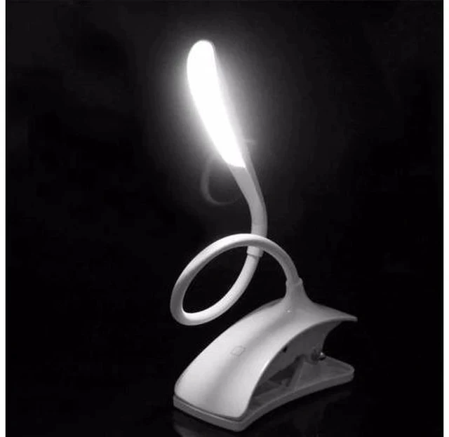 Alt view image 2 of 7 - Clip-On USB Rechargeable Touch Sensor 14 LEDs Reading Light Desk Lamp