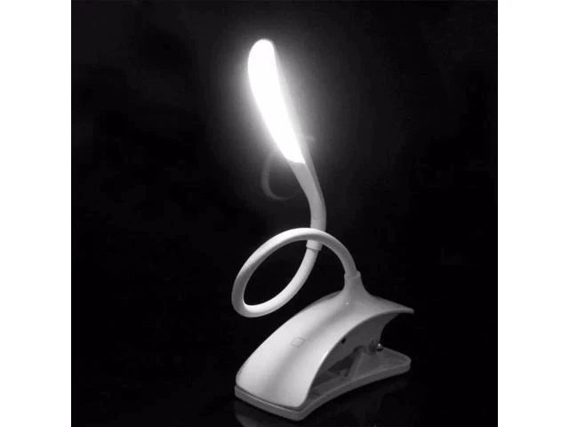 Alt view image 7 of 7 - Clip-On USB Rechargeable Touch Sensor 14 LEDs Reading Light Desk Lamp