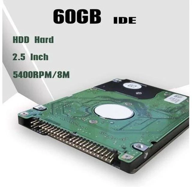 Main image of 2.5" HDD SATA IDE PATA ide 40GB 60GB 80GB 100GB 120GB 160GB 100g 5400rpm 8m Internal hard disk drive laptop notebook 2.5 inch