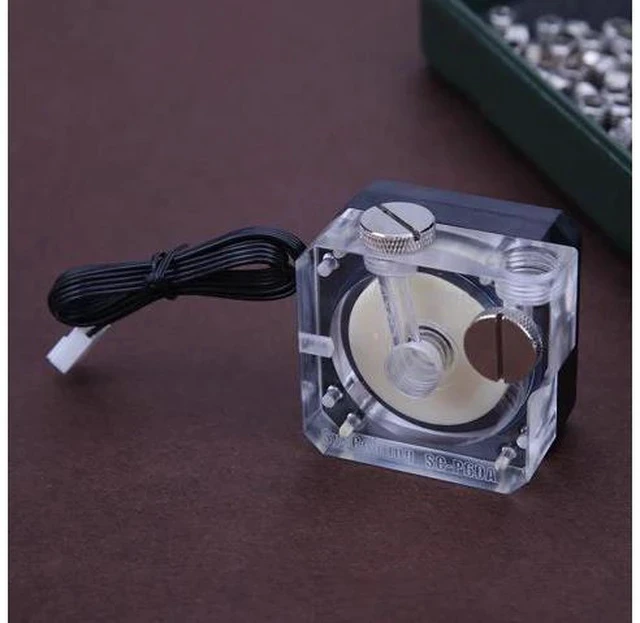 Alt view image 4 of 4 - 450L/H Water Cooling Circulation Pumps System Parts DC 12V Silent Water Cooler for Household Computer Cooling Accessories