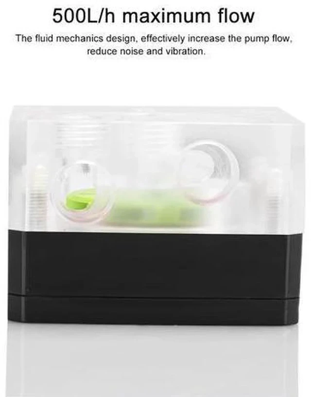 Alt view image 5 of 5 - Quiet Water Cooler Pump Computer Ultra-thin PWM Speed Regulation 3M 500L/H Control Pump Mute Pump for CPU Cooling System