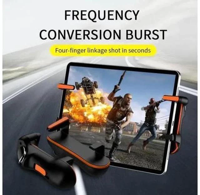 Main image of Tablet Computer Eating Chicken Artifact One-Click Burst Multi-Color Game Handle L1R1 Trigger Button Game Controller For Ipad