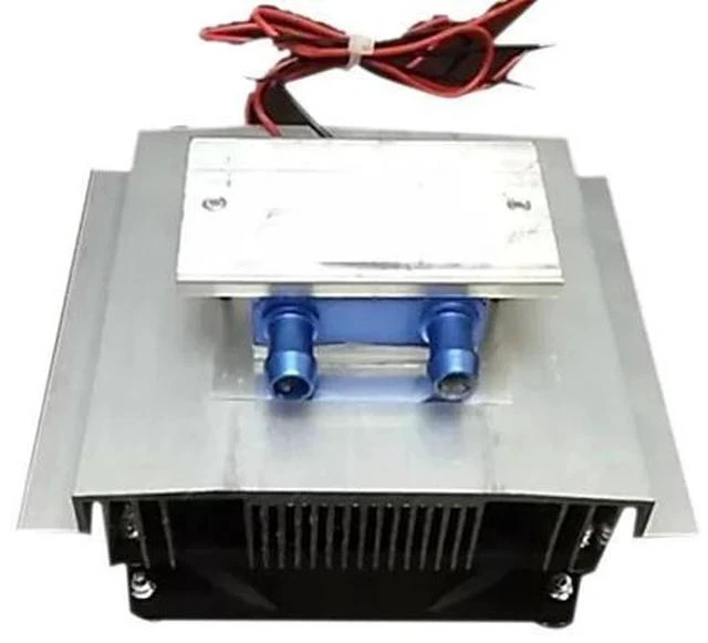 Alt view image 3 of 7 - Thermoelectric Cooler Cooling System Semiconductor Refrigeration System Kit Heatsink Peltier Cooler for 10L Water