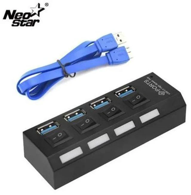 Main image of USB 3.0 Hub With 4 Ports On/Off Switch High Speed 5Gbps USB Splitter HUB For Computer Accessories
