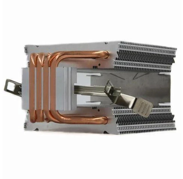 Alt view image 2 of 5 - 4 Heatpipe CPU Cooler Heatsink Cooling Quiet fans Radiator for Intel LAG 775 1155 1366 4 Heatpipe Dual Tower 4pin Cooler