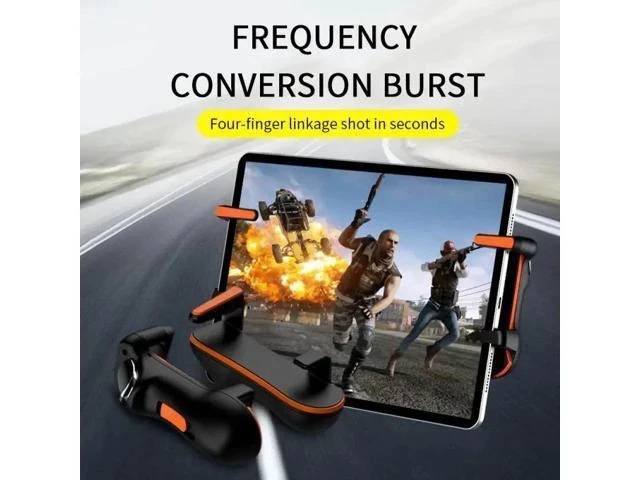 Alt view image 6 of 7 - Tablet Computer Eating Chicken Artifact One-Click Burst Multi-Color Game Handle L1R1 Trigger Button Game Controller For Ipad