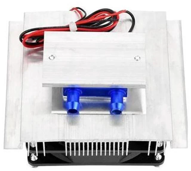 Alt view image 5 of 7 - Thermoelectric Cooler Cooling System Semiconductor Refrigeration System Kit Heatsink Peltier Cooler for 10L Water