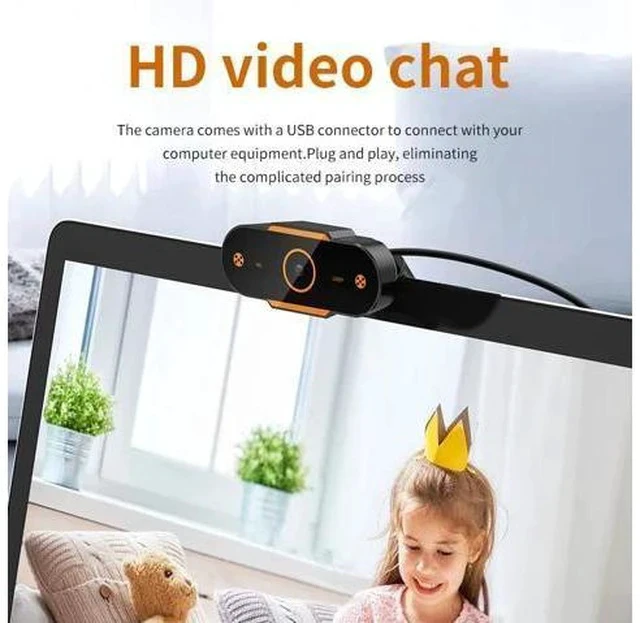 Alt view image 4 of 5 - 480P/720P/1080P/2K HD Webcam Web Camera With Microphone USB2.0 Web Cam For PC YouTube Skype Live Broadcast Video Calling Work