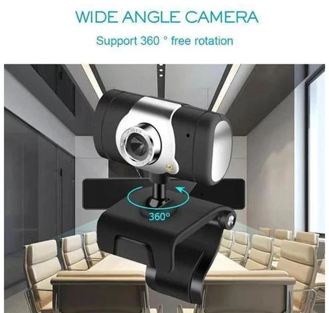 Alt view image 3 of 5 - Computer Cameras USB 2.0 HD Webcam 30fps PC Camera HD Webcam Web Cam video conference with MIC for laptop/desktop Camera