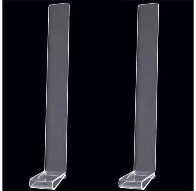 Main image of 2Pcs Clear Music Clips Sheet Music Holders Wind Clips for Music Stand Music Page Holder Music Book Clips Easy to Read