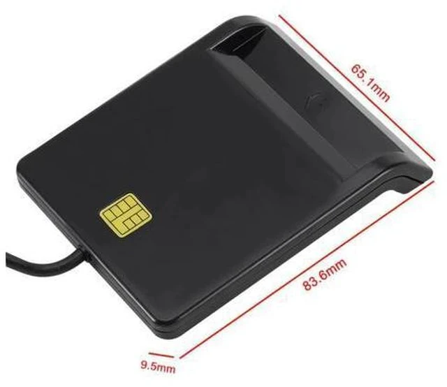 Alt view image 2 of 5 - Portable Smart Card Reader for Bank Card Tax Card ID CAC DNIE ATM IC SIM Card Reader for Android Phones and Tablet